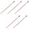 5X Black Octagonal Bow Children Playing Durable Violin Bow Musical Instruments 4/4 Portable Learn Practice Bow 2