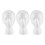 3X  Foam Mannequin Wig  Display Hat Cap Wig Holder White Foam 1