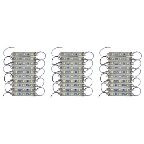 3 x 10Pcs 5050 SMD 3 LED Module LED Strip String Light Waterproof  12V Cool White