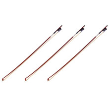3X Black Octagonal Bow Children Playing Durable Violin Bow Musical Instruments 4/4 Portable Learn Practice Bow