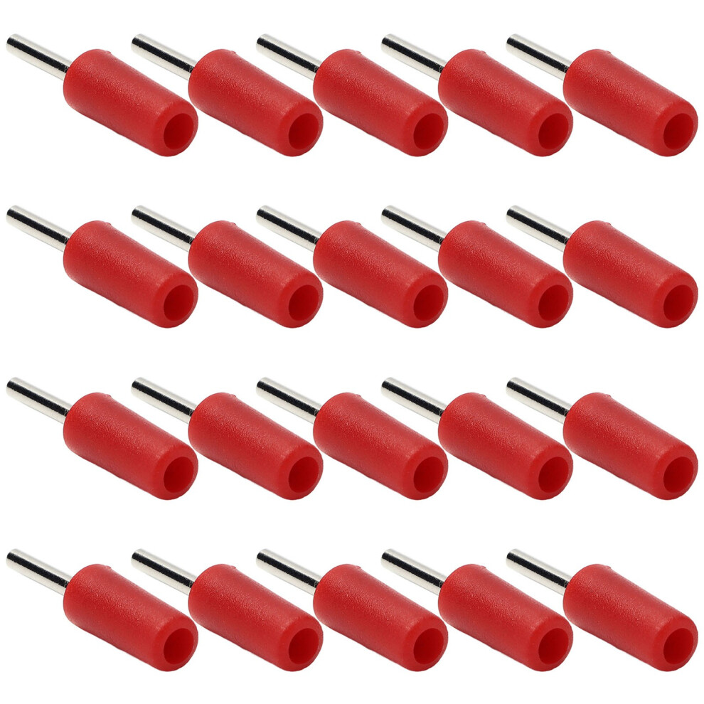 20Pcs Brass Nickel Plated Banana Plug Set 2Mm Waterproof Male Connectors 4661390423594