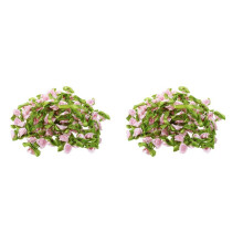 200Pcs  Satin Ribbon Rose Flower Leaf Wedding Decor Appliques Sewing DIY Main Color: