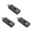 3X USB Tester Current Voltage Charger Capacity Tester Volt Meter Display USB Current Voltage Test Card Adapter 1
