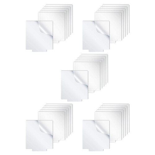 Acrylic Sheet Clear Cast for LED Light Base Table Signs DIY Display Projects  LED Lights for Projects 30 Pieces
