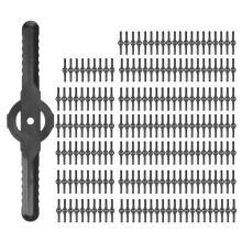 200Pcs Plastic Grass Trimmer Blades Lawn Mower Blade Cordless Trimmer Garden Tool Lawn Mower Trimmer Accessories