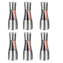 6X Pepper and Salt Grinder 2 in 1,Dual Mill Shaker with Adjustable Coarseness By Ceramic Rotor, Kitchen Accessories
