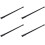 4X Spring Extendable Loaded Curtain Rail Pole Telescopic Bath Window Tension Rod,40-70cm 1