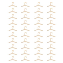 40PCS Baby Wooden Clothes Hanger Baby Hanger Rack Kids Room Decor Children Coats Hanger Baby Clothing Organizer