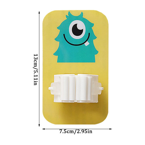 Self Adhesive Mop Holder No Drill Wall Mounted Broom Organizer Space Saving Tool Storage 1