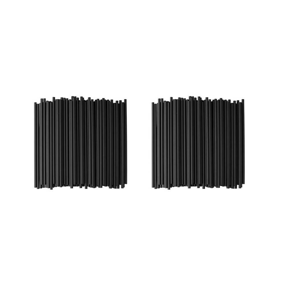 Typecat Black 1000Pcs 10.3 Inches Bulk Disposable Drinking Straws, For Birthday Wedding Decorative Party Event Drinking Straws