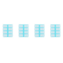 4X Plastico Rectangular 8 Compartimentos Caja de Pildora Medicina de 7 Dias Azul