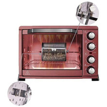 2X Roestvrijstalen Grill Koffiebrander Trommel Ovenmand Bakvormen Ovenbraadstuk Bakken Roterende Notenmand BBQ Grill Kookgereedschap A