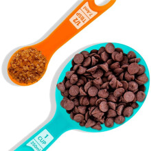 24 Stück Messung Becher und Löffel Set Aus Kunststoff, Farbige Küchen Werkzeuge, Perfekt zu Dem Backen und Kochen (Zufällige Farbe)