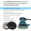 2pcs 5 Inch 8 Hole Hook and Loop Sander Pad,Replacement Sander Pad for  DW421/K, DW423/K DW426 5