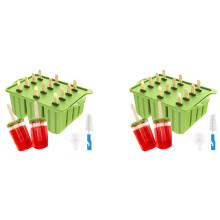 2X Silicone Mold, Mold Maker for Ice Cream,with 100PCS Sticks Bags