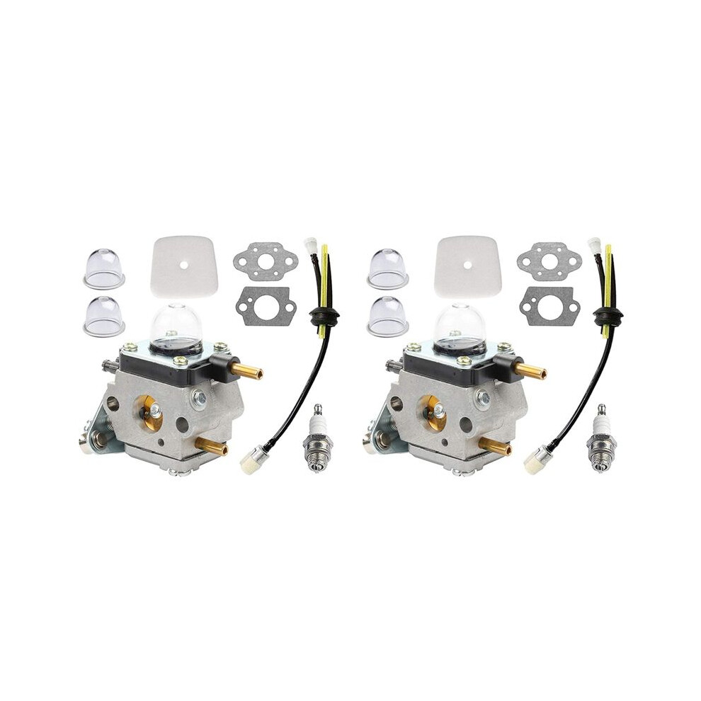 2X Carburetor For Zama C1u-K54a With Air Filter Repower Kit For Mantis 7222 7234 7240 7920 7924 7222E 7222M 7225 7230 4713147212972