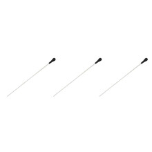 5X Neu Schwarz ABS Handgriff Musical Musiktaktstock Geschenk Weiss 15 Zoll