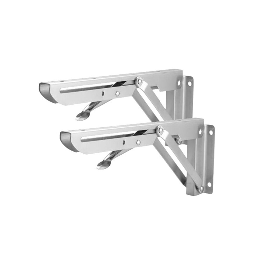 Stainless Steel Folding Angle Bracket Triangle Shelf Heavy Support Adjustable Wall Mounted Stand 10Inch 4712904380992