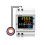 Tuya WiFi Intelligent Digital Display Electricity Meter DIN-Rail Voltage Current Meter Power Factor Frequency Meter B 1