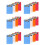 Prancheta de 4 Polegadas X 6 Polegadas, 24 Pçs Pequenas Pranchetas, Prancheta de Blocos de Notas de Prancheta, Prancheta de Plástico de Bolso de 1