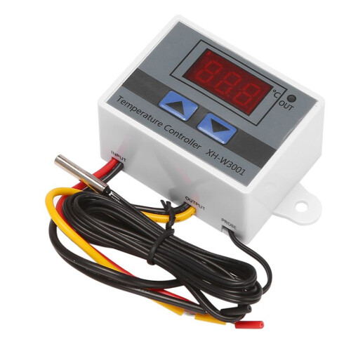 5X 220V Digital LED Temperature Controller 10A Thermostat Control with  Digital Display Incubation Controller 2