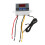 5X 220V Digital LED Temperature Controller 10A Thermostat Control with  Digital Display Incubation Controller 5