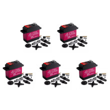 5X Vattentät Servo 40 Kg Högt Vridmoment Metal Gear Digital Servo för 1:8/1:10/1:12 RC Bilrobot 180