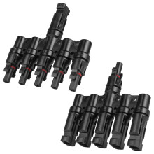 Solar Panel Connector 5to1 MC4 T Branch Adapter IP68 Waterproof 1500V 40A Tool