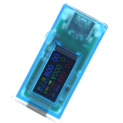 0.96 Inch IPS LCD Display 13 in 1 Multi-Function USB Tester Voltage Current Power Meter Voltmeter Ammeter  4-30V 5A 2
