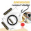 Zip Tie Organizer Cable Tie Organizer Holder Glow in the Dark Strong Efficient Solution 4PCS 7