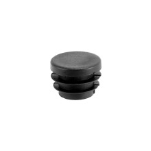 Blanking End Caps Round Tube Insert Cover 19mm Dia 100 Pcs Black