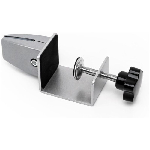 Protective Clip for Panels 0.32cm to 2.54cm Thick, Adjustable Desktop Divider Clamp, Aluminum Desktop Divider Clamp 2