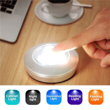 10 Pack LED Sans Fil Alimenté par Batterie Lampe de Presse Du Robinet de Nuit Stick- Push Safe Lights pour Couloir Cuisine Chambre Salle de Bain
