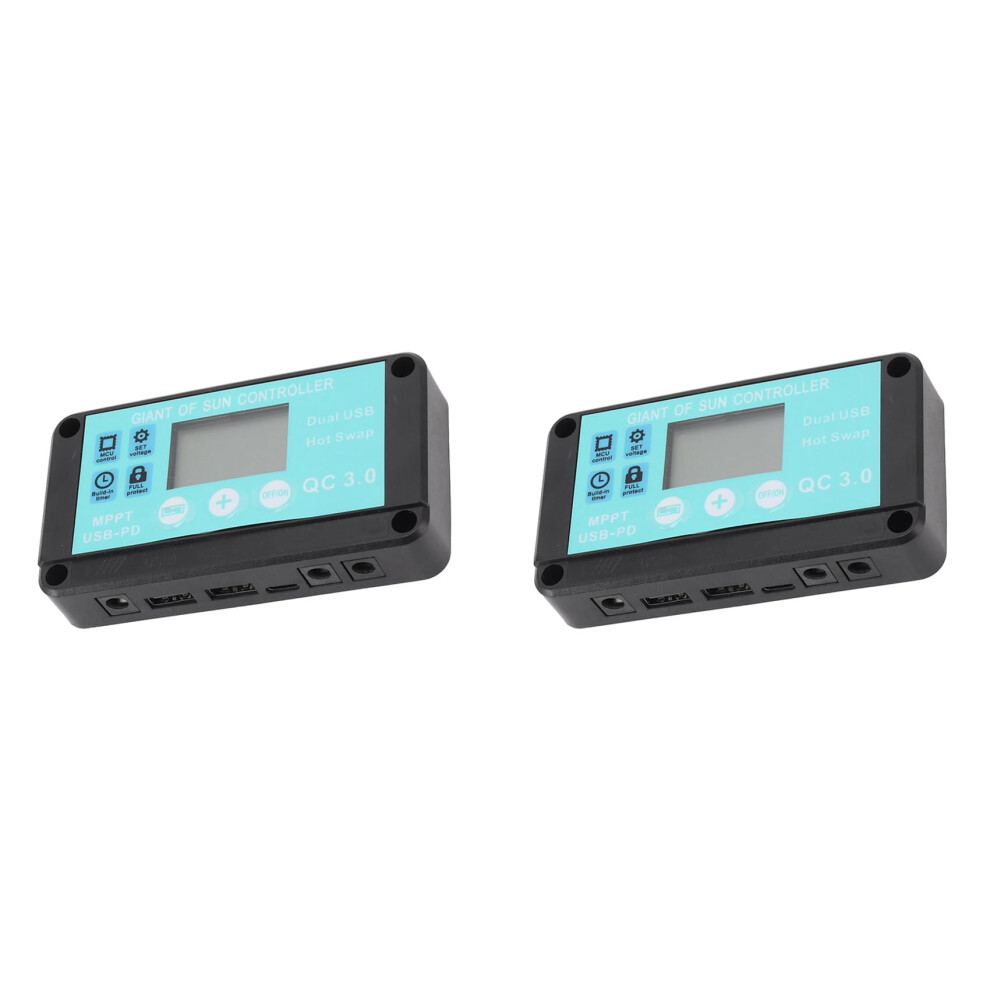 2X 30A Mppt Solar Charge Controller With Lcd Display For Off Grid Rv And Boat Fast Charging 9455672123716