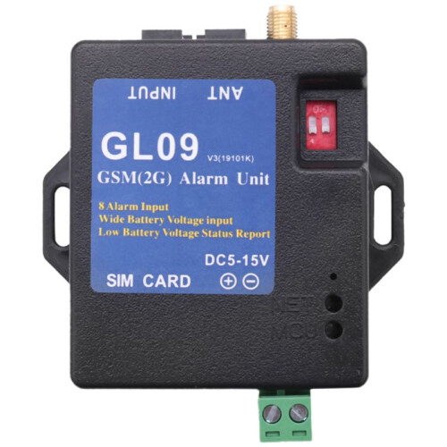 3X GL09 8 Channel Battery Operated App Control GSM Alarm Systems SMS Alert Security System 2019 2
