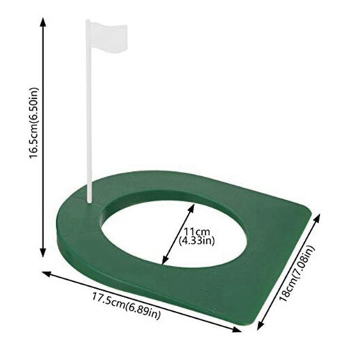 4 Pcs  Putting Cup and Flag  Putting Hole Practice Aids with Flag for  Putting Training Mat