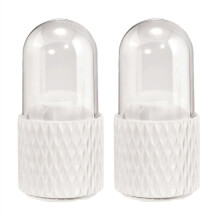 2 Piezas de Soporte para Brochas de Maquillaje una Prueba de Polvo y Resistente Al Agua Organizador de Brochas de Maquillaje con Tapa para Tocador y