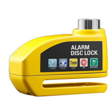 Bicycle Disc Brake Lock Alarm Bike Safety System Accessories for Electric Motorcycle Scooter(Yellow)