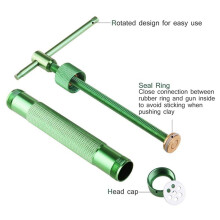 2X Clay Extruder - Polymer Clay Extruder, Aluminium Legering Clay Extruder, Rotationsform Socker Polymer Clay Extruder