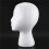 6X Foam Mannequin Wig  Display Hat Cap Wig Holder White Foam 1