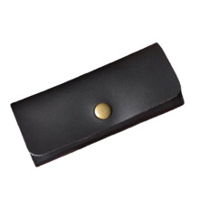Gitarren-Plektren-Ledertasche, Gitarren-Picks-Organizer,-Schwarz