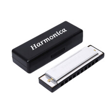 Harmonica diatonique pratique Ă 10 trous avec plaques de-Argent