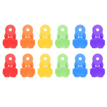 12 Pieces Color Manual Easy Can Opener, Premium Plastic Shields Tab Openers, Leakproof Soda Can Lids Soda Can Cover