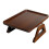Sofa Armrest Clip Tray Armrest Tray Portable Table Side Table Sofa Table Sofa Tray for Cupcake Coffee dark Brown 1