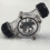 G1/4 Inch Flow Indicator,Clear Main Body,Black Blade,Matte Black Pc Computer Water Cooling System Flow Meter Indicator 2