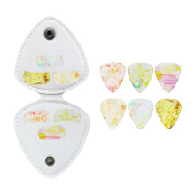 Guitar Pick Storage Pouches PU Leather-0.58mm QAutumn colors