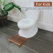2X Wooden Step Stool for Adults, Bed Stool for High Beds, Kitchen, Bathroom, Closet, Great Wood Step Stool for Adults