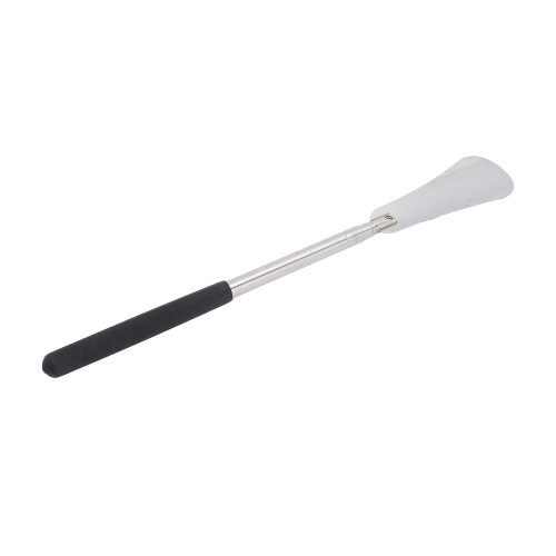 12-25in Long Stainless Steel Shoe Horn Adjustable Rustproof Handle Durable 1