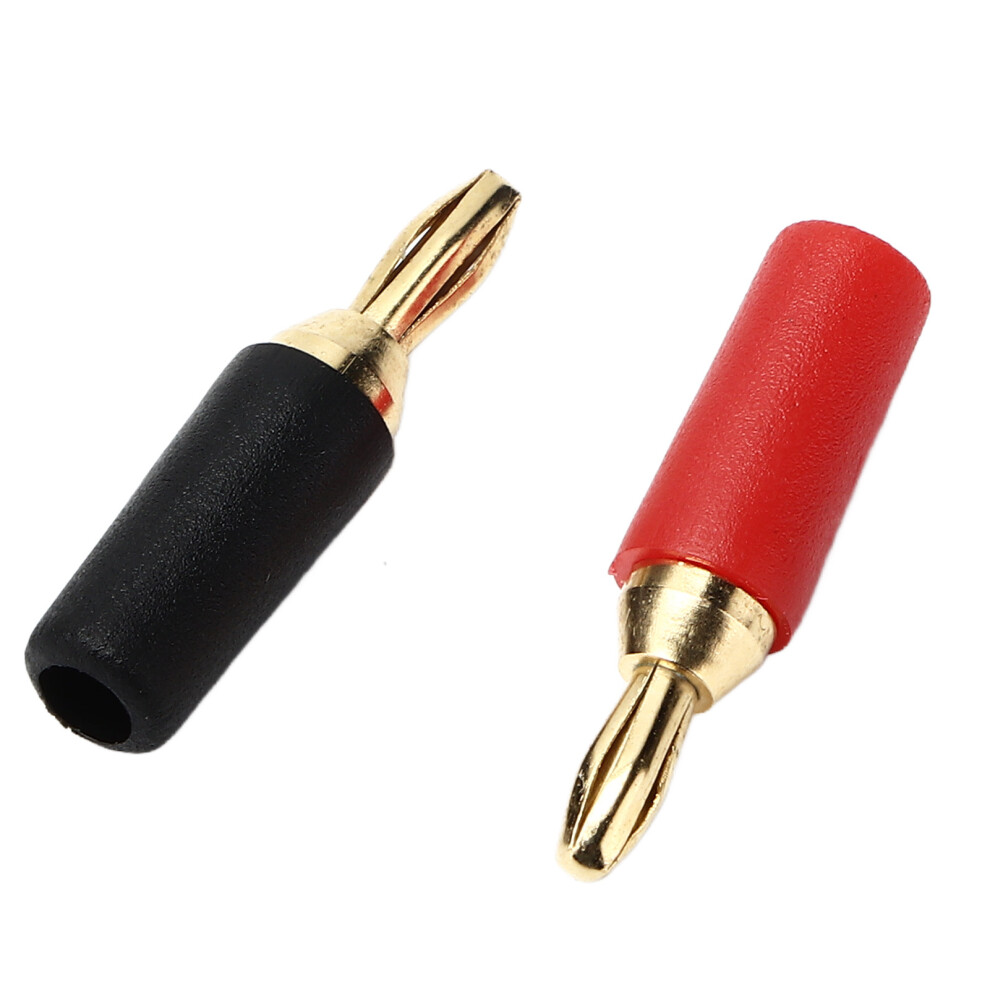 5 Pairs 2.5mm Gold Banana Plugs