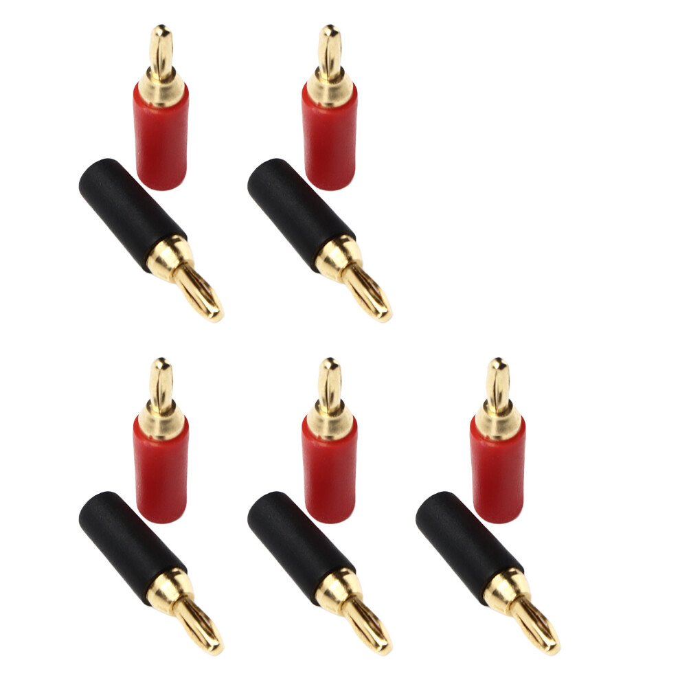 5 Sets 2.5mm Brass Banana Plugs